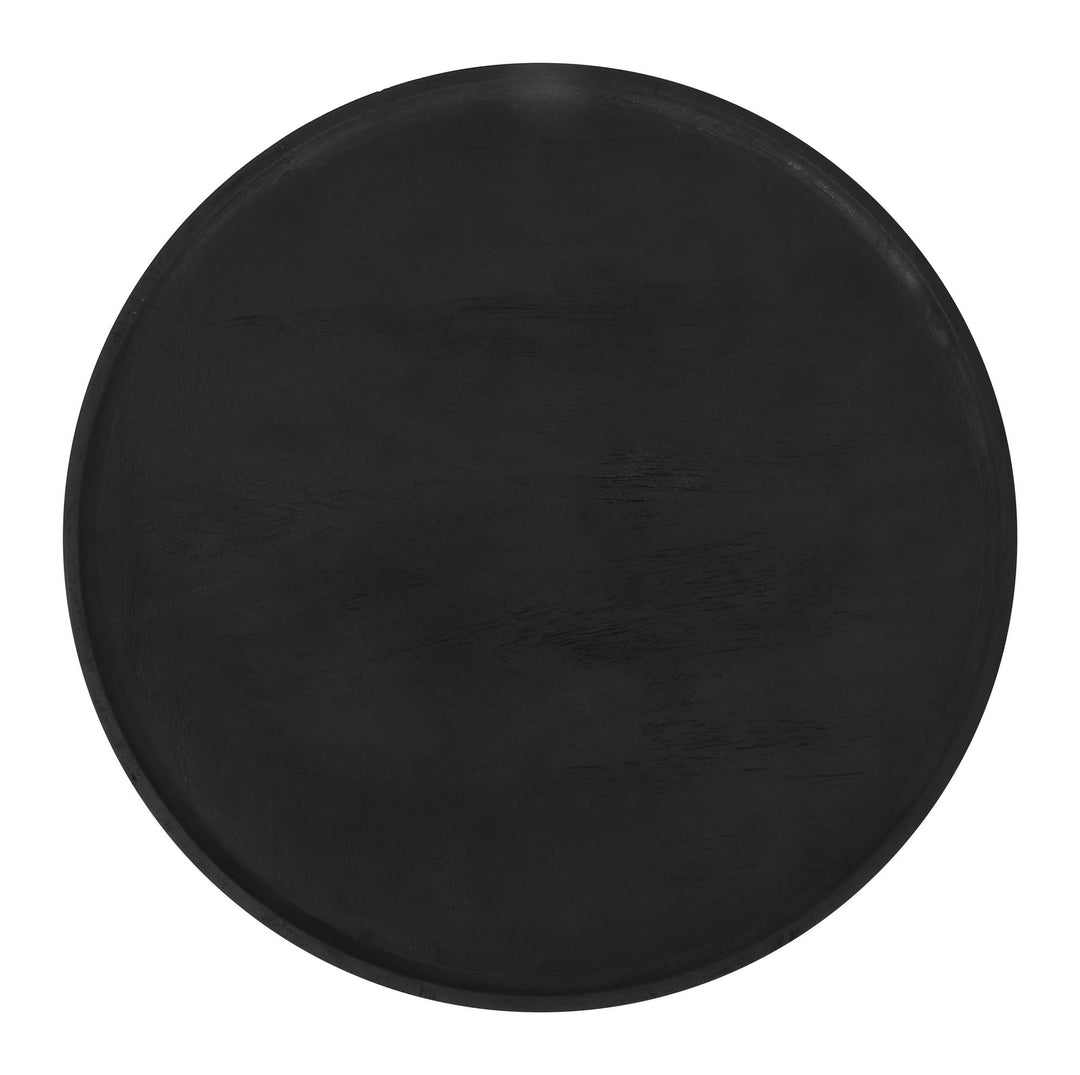 Durable oak table with cushioned feet -  N/A