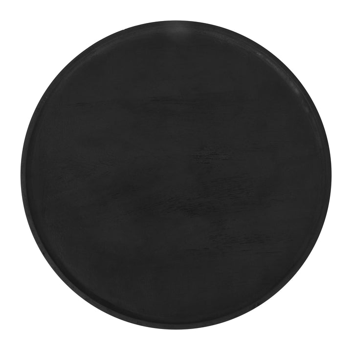 Durable oak table with cushioned feet -  N/A
