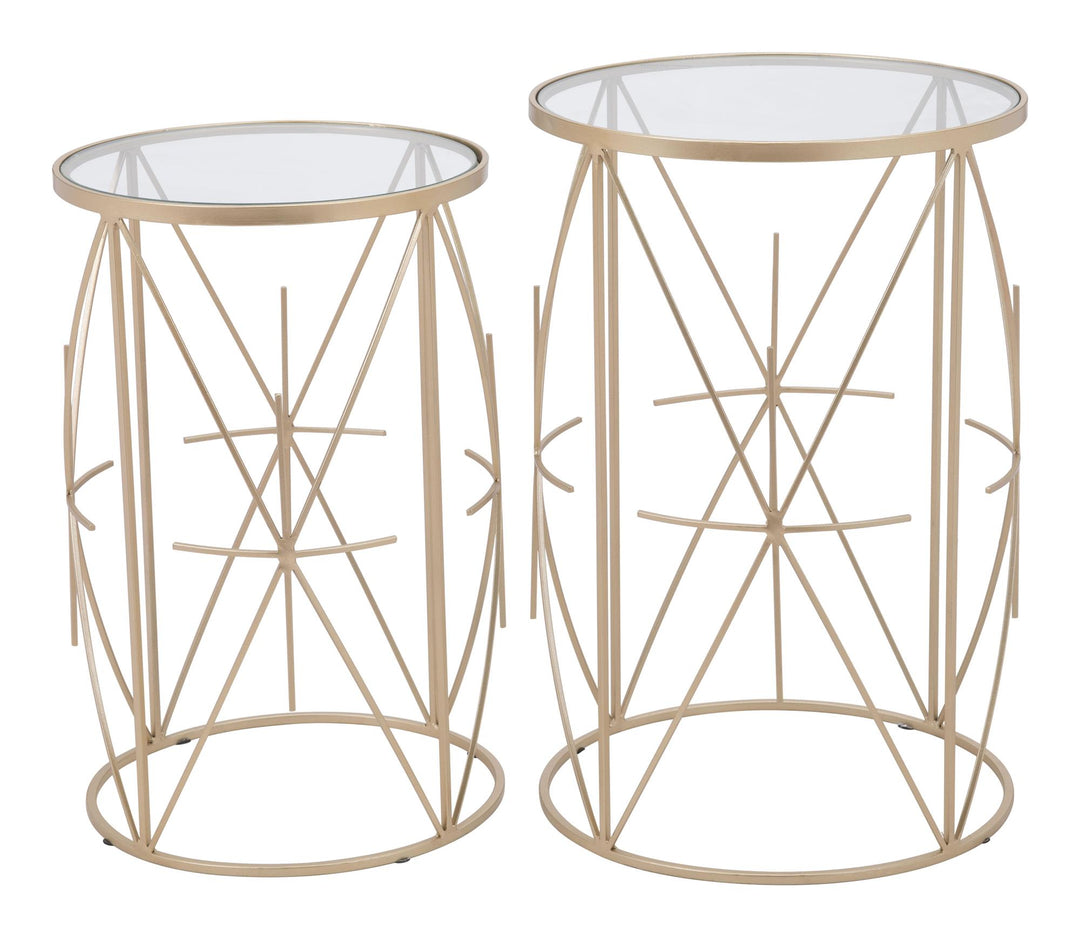Alys contemporary side table duo -  N/A