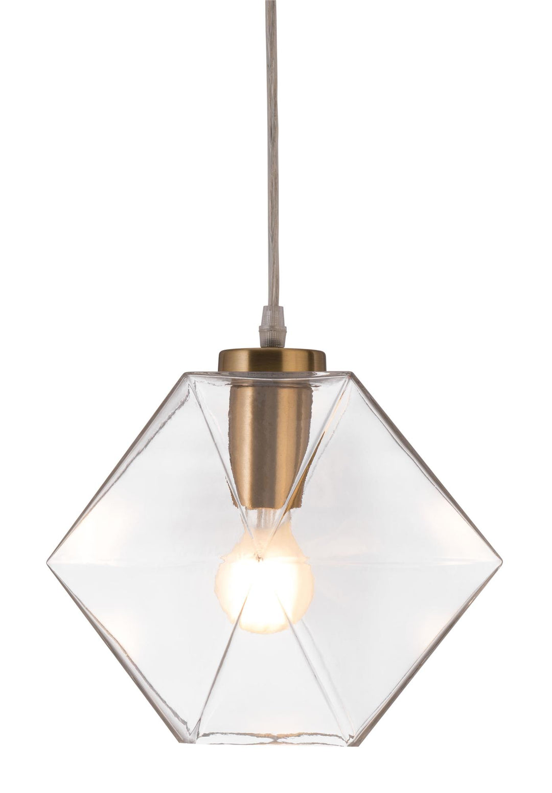 Easy-install Nancy brass lamp for modern ceilings -  N/A