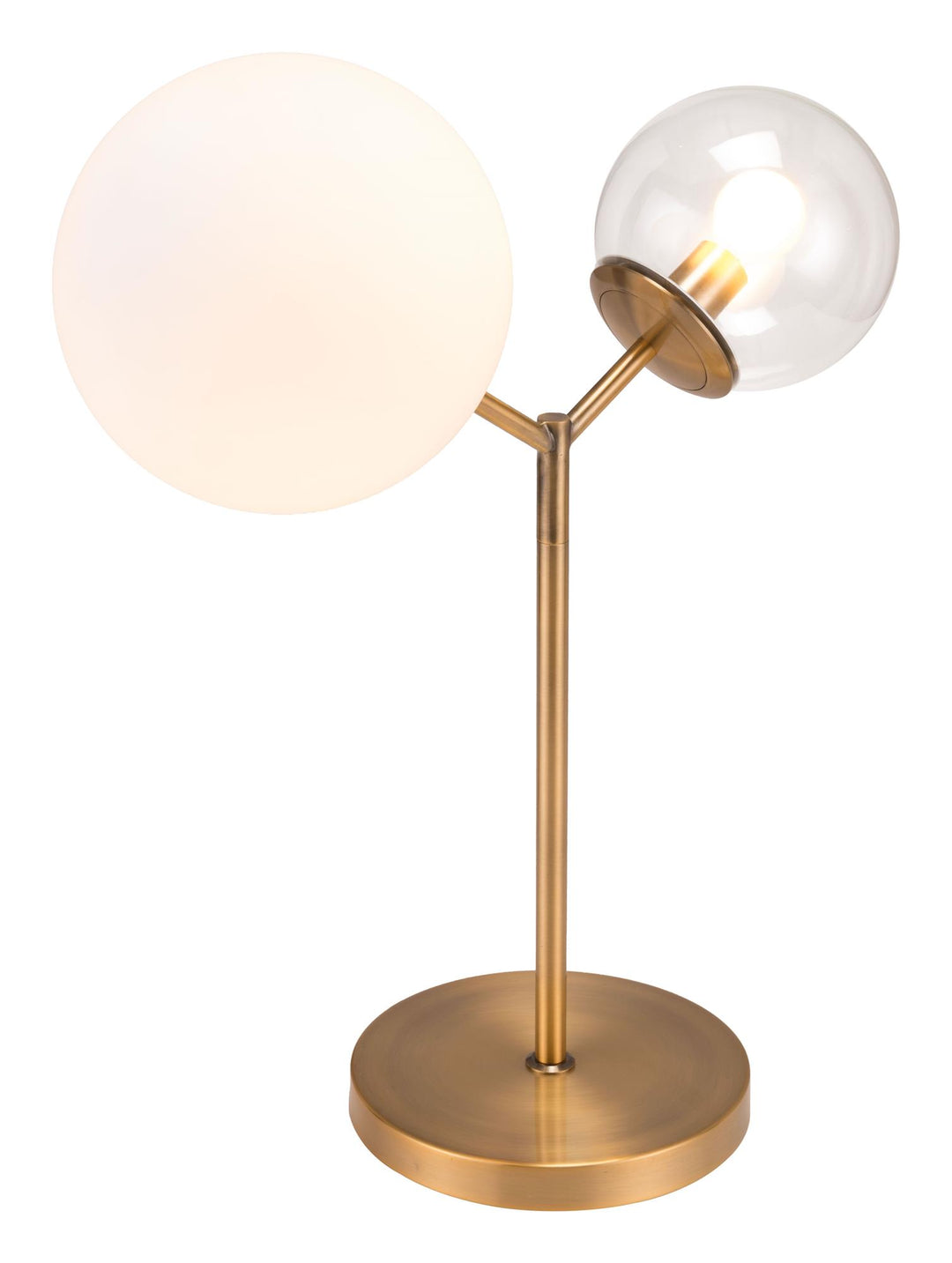 Constance-designed brass lamp for contemporary tables -  N/A