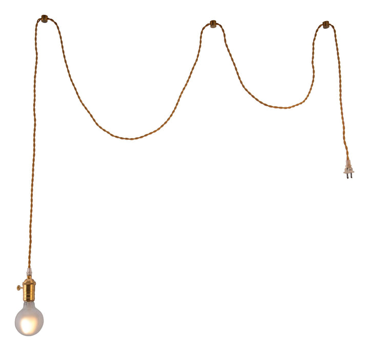 Giu Brass Ceiling Lamp with Rotary Style Switch  -  N/A