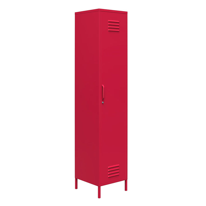 Cache Single Metal Locker Storage Cabinet - Magenta