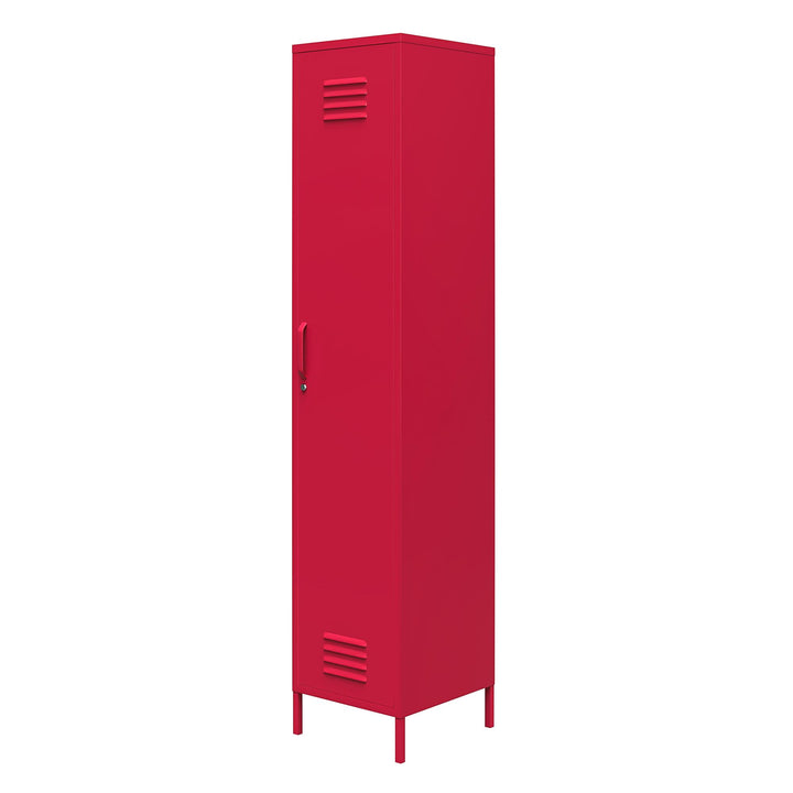 Cache Single Metal Locker Storage Cabinet - Magenta
