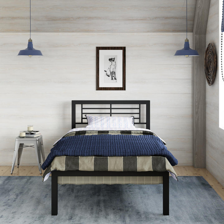 Twin Metal Bed - Black - Twin