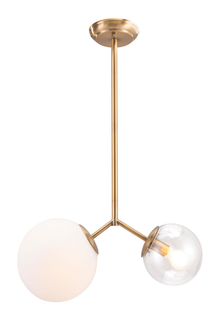 Brass aesthetic lamp by Constance with adjustable cord -  N/A