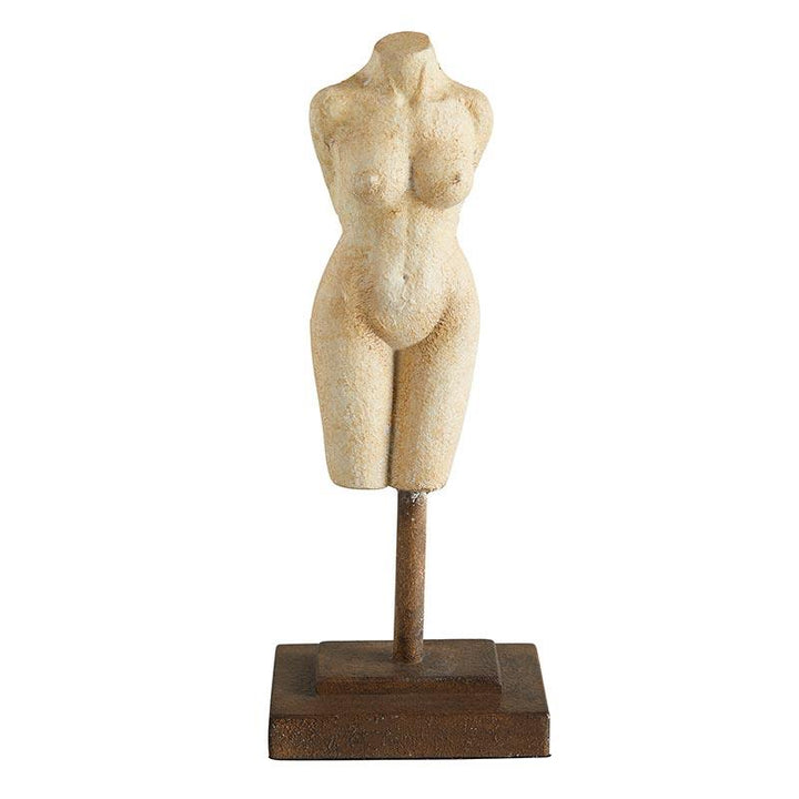 Office Sculpture on stand, Antique White  -  Antique White  -  Medium