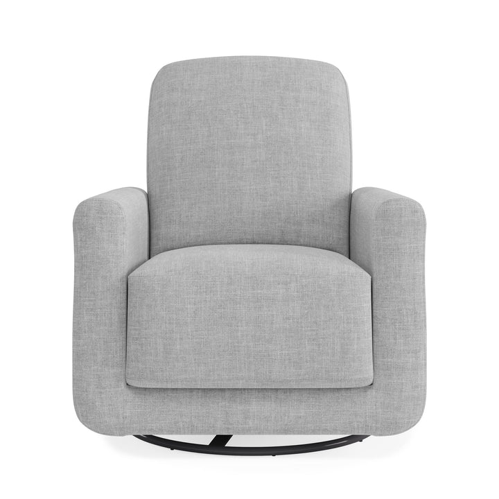Step Swivel Nursery Chair with USB Charger  -  Light Gray