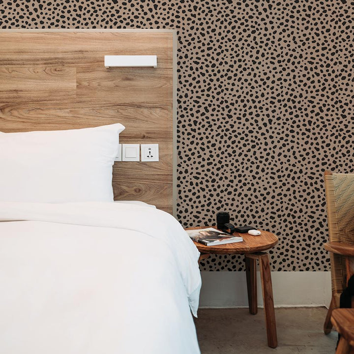 Scout Happy Leopard Peel and Stick Wallpaper - Brown