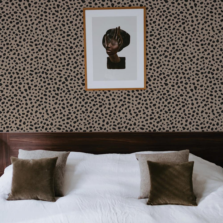 Scout Happy Leopard Peel and Stick Wallpaper - Brown