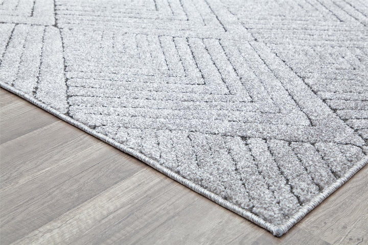 Geometric patterns for modern interiors -  Gray  -  5'0"x7'0"