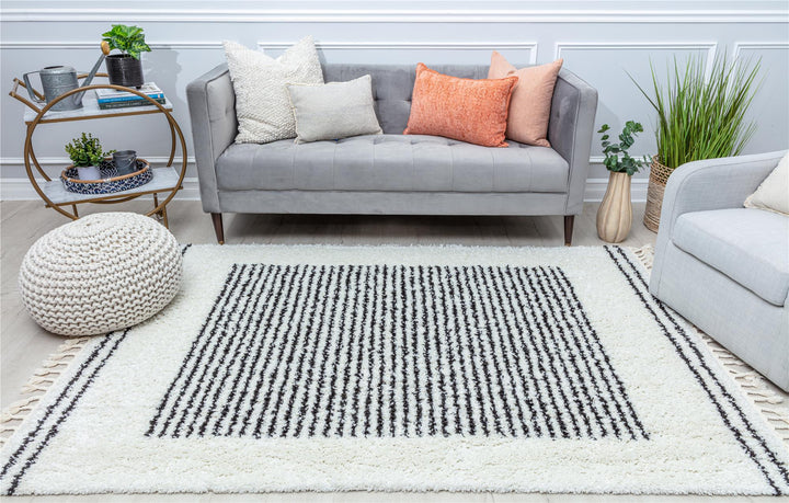 Soft and cozy Snow Veil white rug -  White  -  8'0"x10'0"