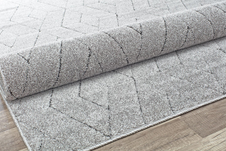 Chanai rug for stylish home interiors -  Gray  -  5'0"x7'0"