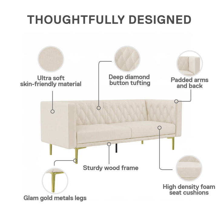Premium Markuise sofa collections -  Ivory