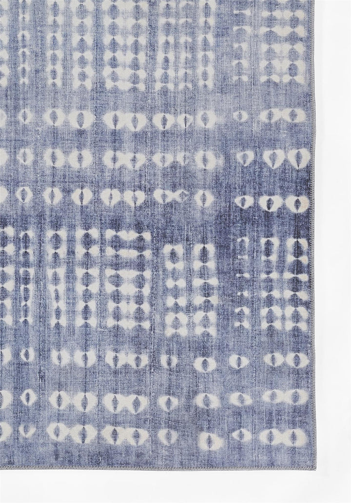 Bolt Cloud Blue Striped Pattern Rug - Blue - 3'x5'