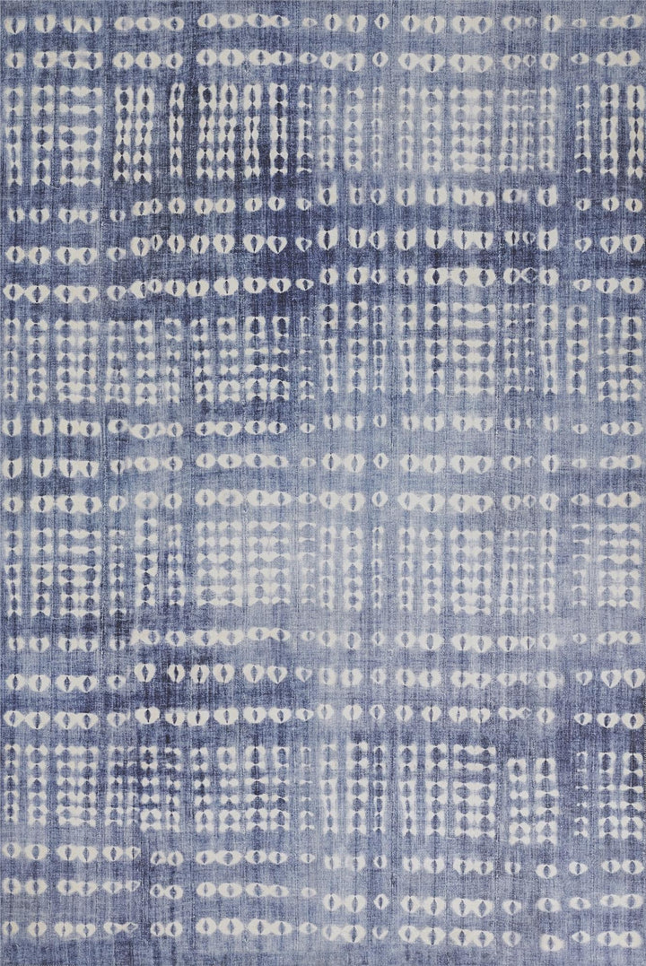 Bolt Cloud Blue Striped Pattern Rug - Blue - 5'x7'6"