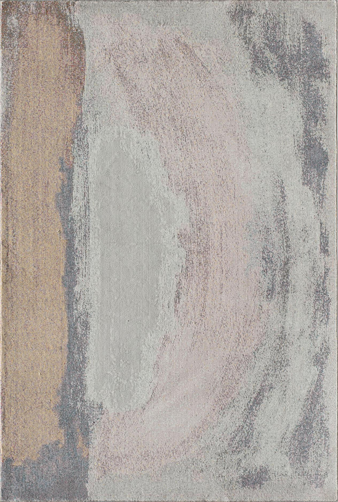 Melyna Brush Stroke Contemporary Abstract  Area Rug  -  Gray  -  8'0"x10'0"