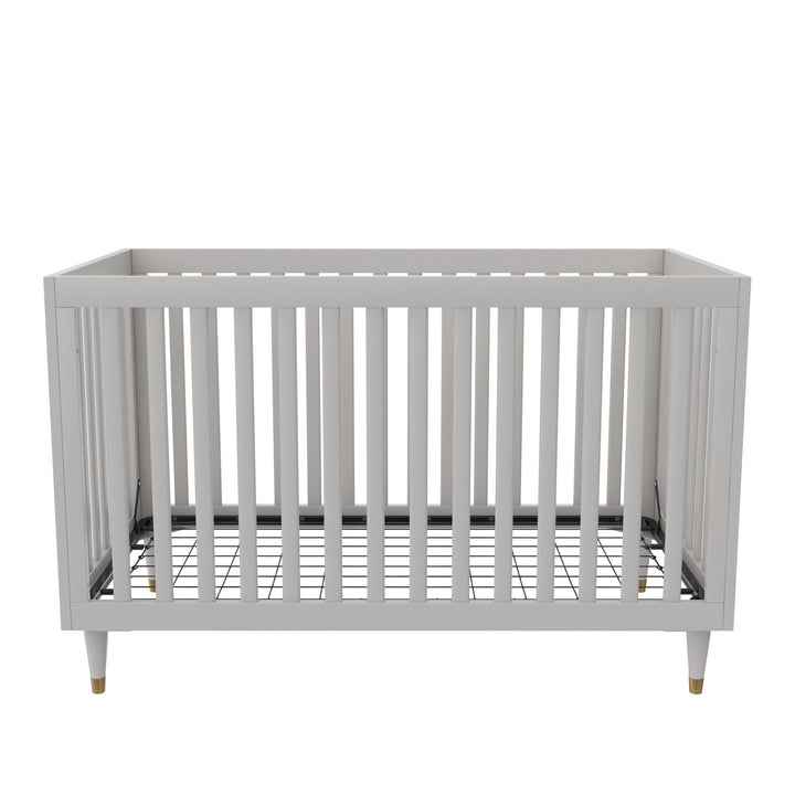 Rowan Valley Flint 3 in 1 Crib with Adjustable Heights - Sharkey Grey