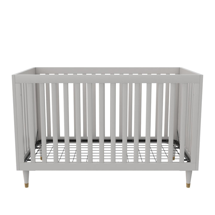 Rowan Valley Flint 3 in 1 Crib with Adjustable Heights - Sharkey Grey