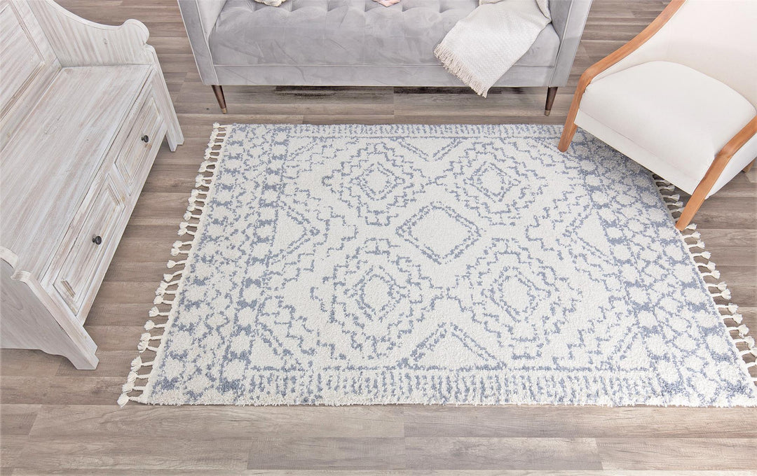 White rug for sophisticated spaces -  White  -  8'0"x10'0"