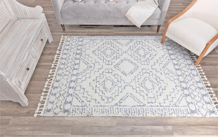 White rug for sophisticated spaces -  White  -  8'0"x10'0"