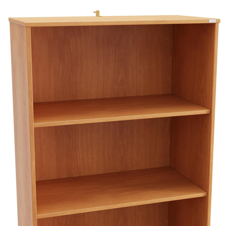 Talo 4 Shelf Bookcase with Open Storage - Natural