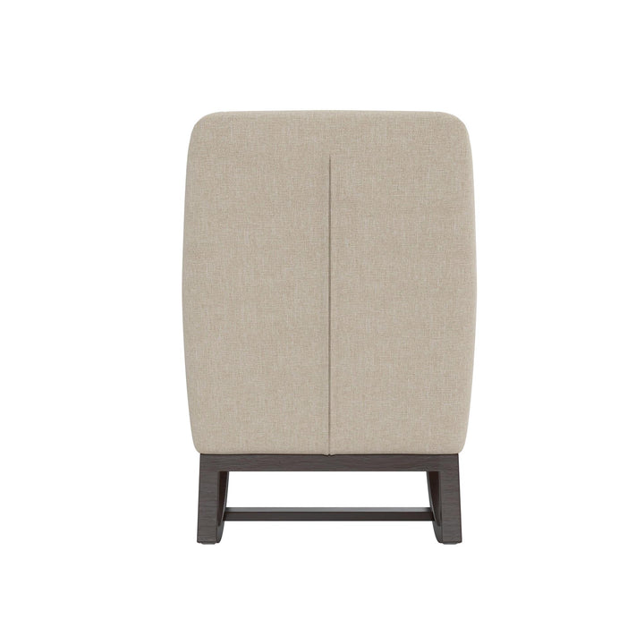 Little Seeds Sophie Mid-Century Rocker, Ivory Linen - Ivory