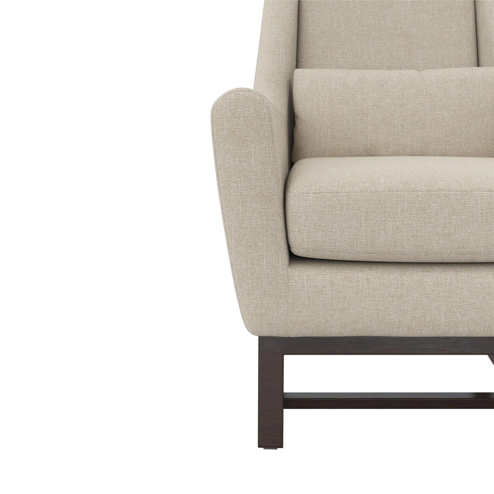 Sophie Mid-Century Rocker - Ivory