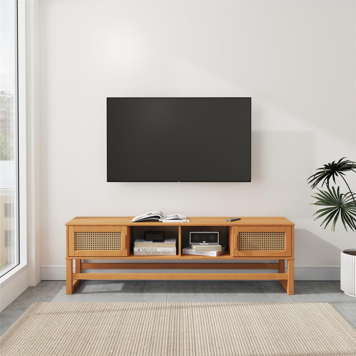 Talo Media Console TV Stand with Storage - Natural