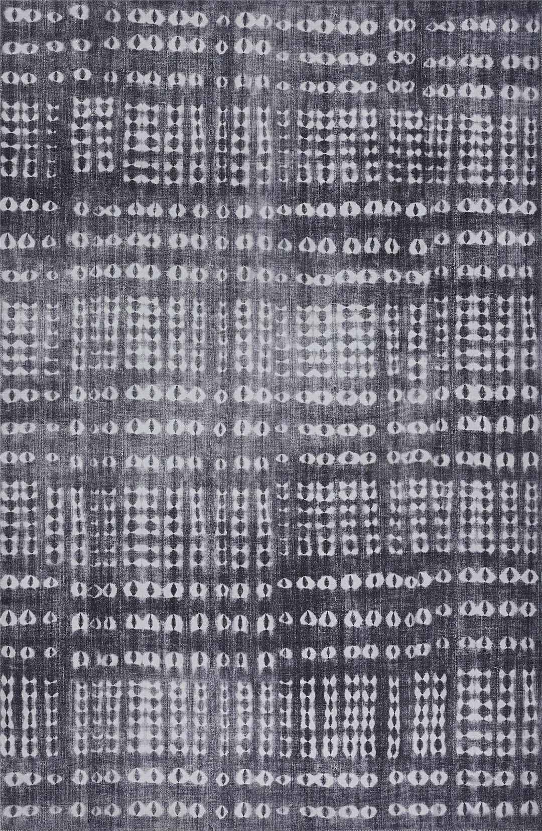 Bolt Cloud Charcoal Striped pattern Rug - Charcoal - 7'6"x9'6"
