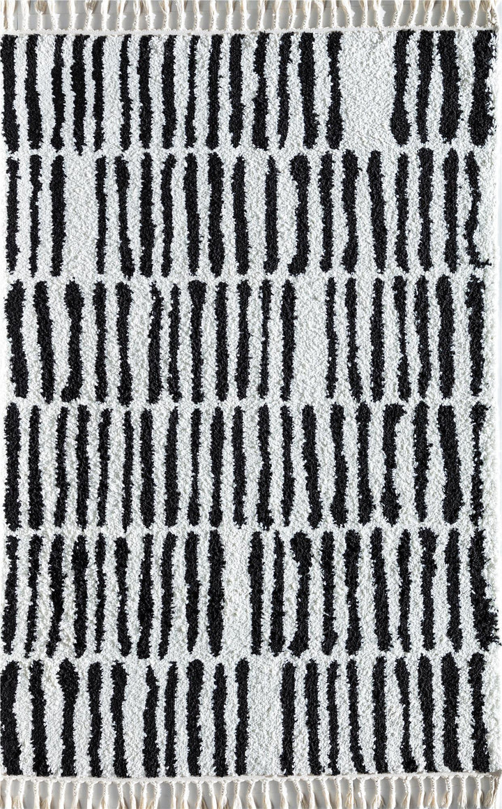 Stylish white rug for chic interiors -  White  -  8'0"x10'0"