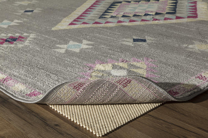 Soleil Sahara area rug for chic rooms -  Dark Gray  -  8'0"x10'0"