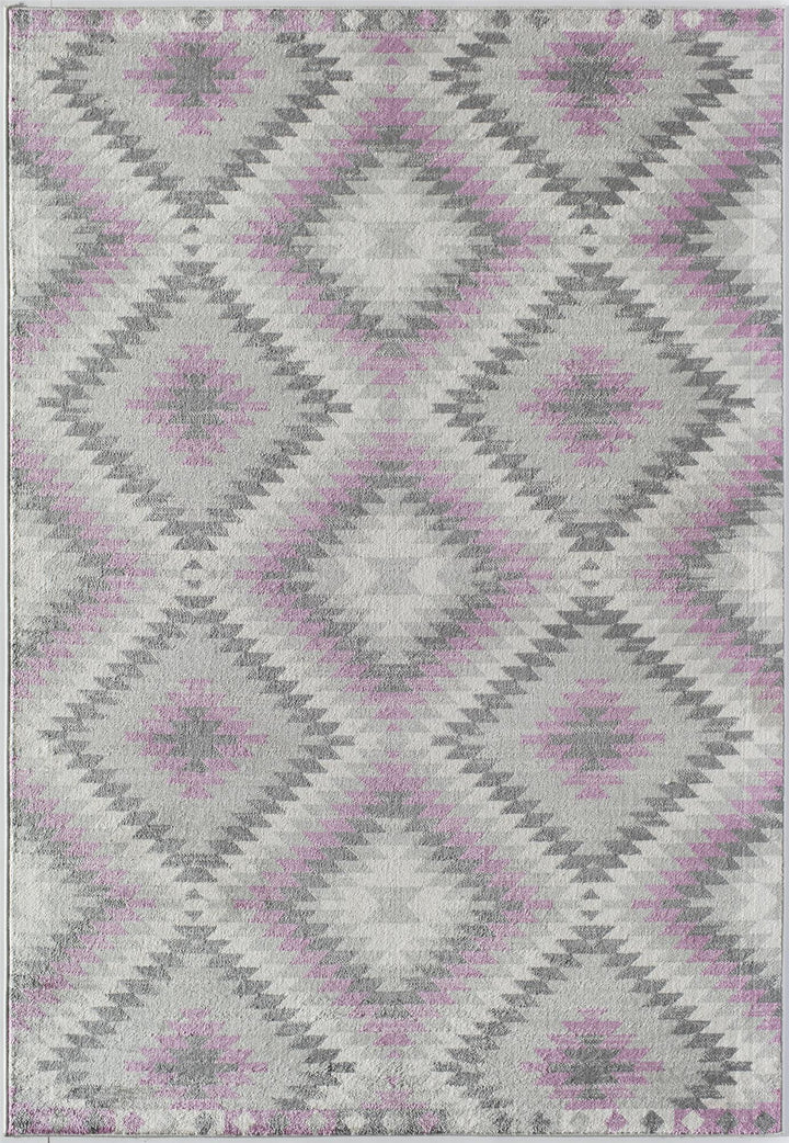 Soleil Taffy Tribal Moroccan gray Area Rug  -  Gray  -  8'0"x10'0"