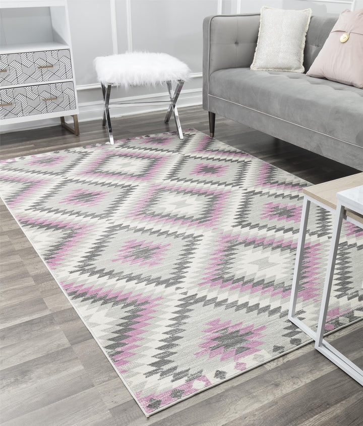 Moroccan gray rug with authentic design -  Gray  -  8'0"x10'0"