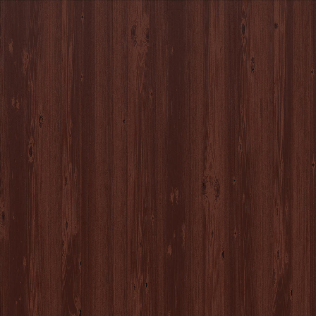 Bailen Wooden Bunk Bed - Deep Walnut - Twin-Over-Twin