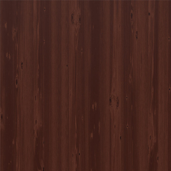 Bailen Wooden Bunk Bed - Deep Walnut - Twin-Over-Twin