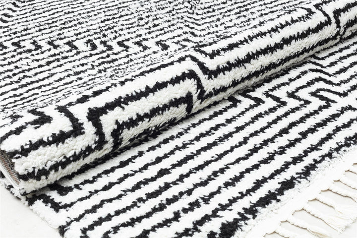 Stylish Night Odyssey rug designs -  White  -  5'0"x7'0"