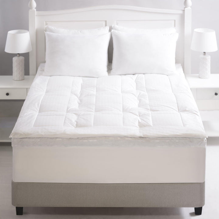 2-layer topper for balanced comfort -  White  -  California King