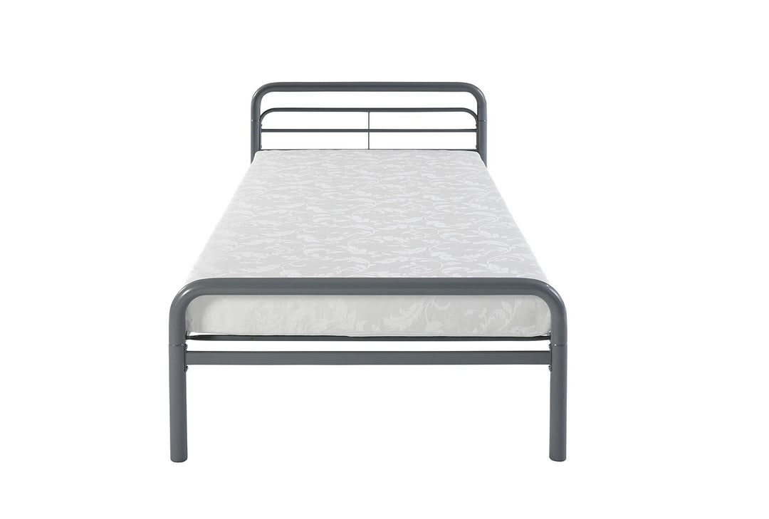 Contemporary mattress with jacquard aesthetics -  White 