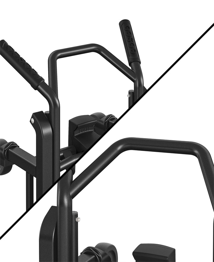 Steel 2 in 1 Hand Truck with 800 lb Weight Capacity - Black