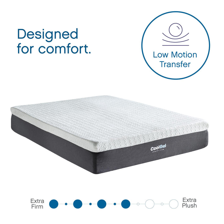 12 Inch Cool Gel Memory Foam Mattress with CertiPUR US Certification - N/A - Full