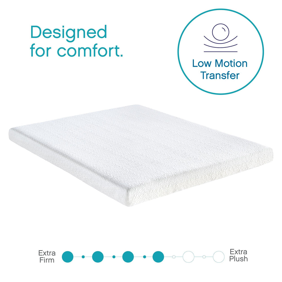 4.5 inch Cool Gel Memory Foam Replacement Mattress for Sleeper Sofa Bed - N/A - Full