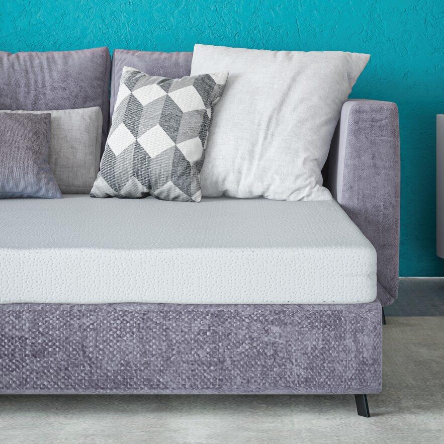 4.5 inch Cool Gel Memory Foam Replacement Mattress for Sleeper Sofa Bed - N/A - Queen