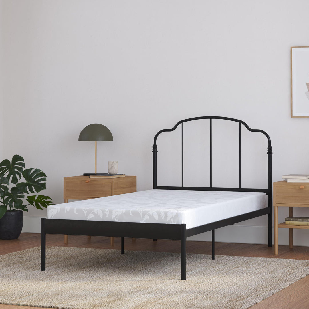 Twin bed mattress with soft jacquard finish -  White 