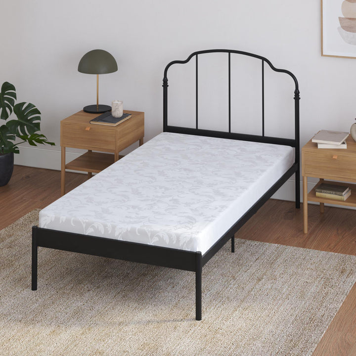 Comfortable 5-inch thickness for twin bed -  White  -  Twin