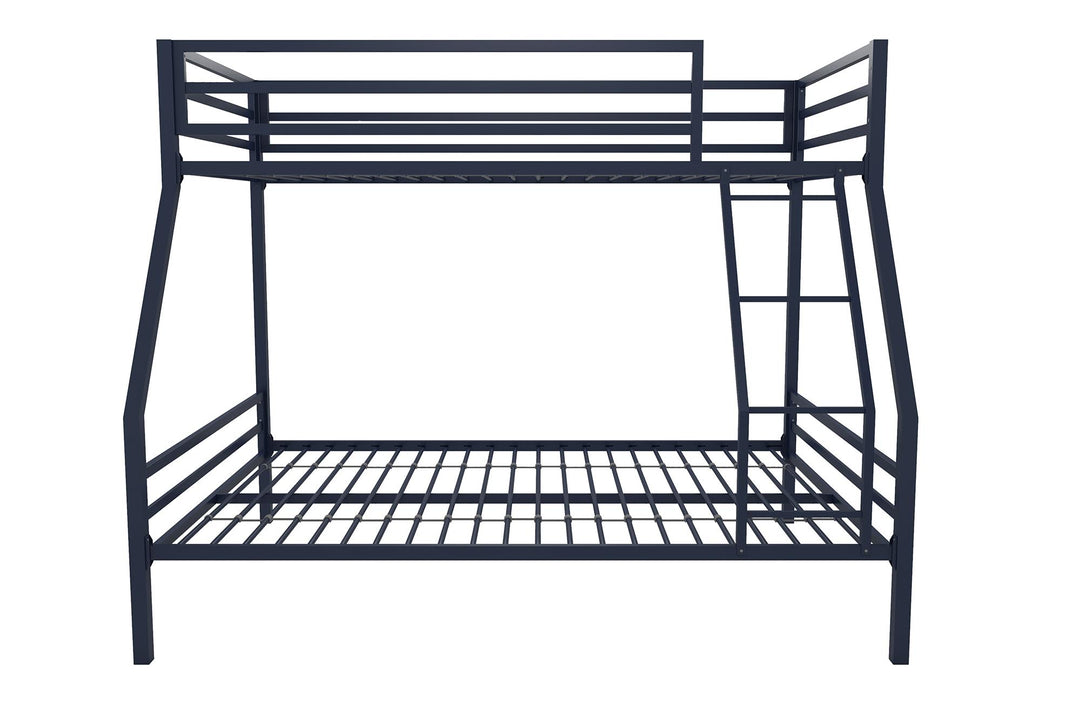 Maxwell Twin-Over-Full Metal Bunk Bed  -  Navy 