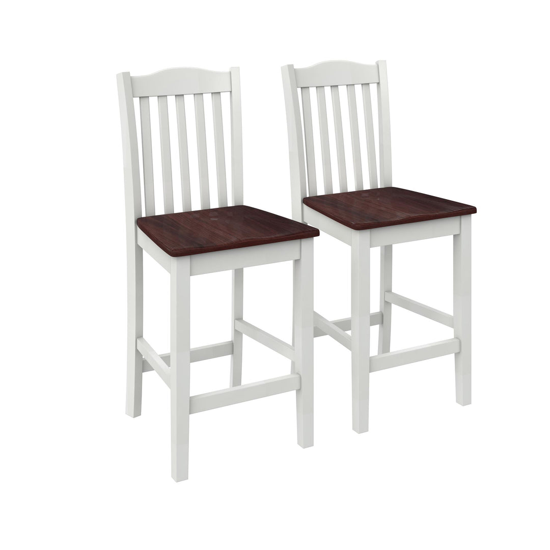 Shiloh 3-Piece Counter Height Dining Set - Rustic Brown