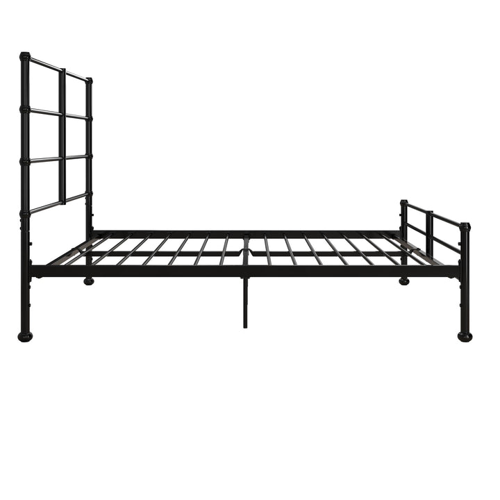 MacKenzie Adaptable Metal Platform Bed - Black - Full