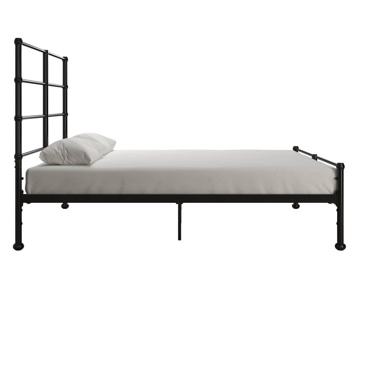 MacKenzie Adaptable Metal Platform Bed - Black - Full
