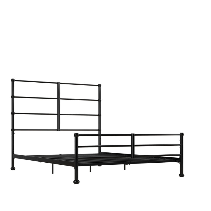 MacKenzie Adaptable Metal Platform Bed - Black - Full